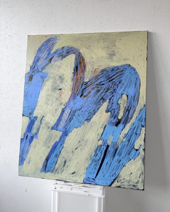 Thank you, I said, because of the person I want to be., original painting on canvas