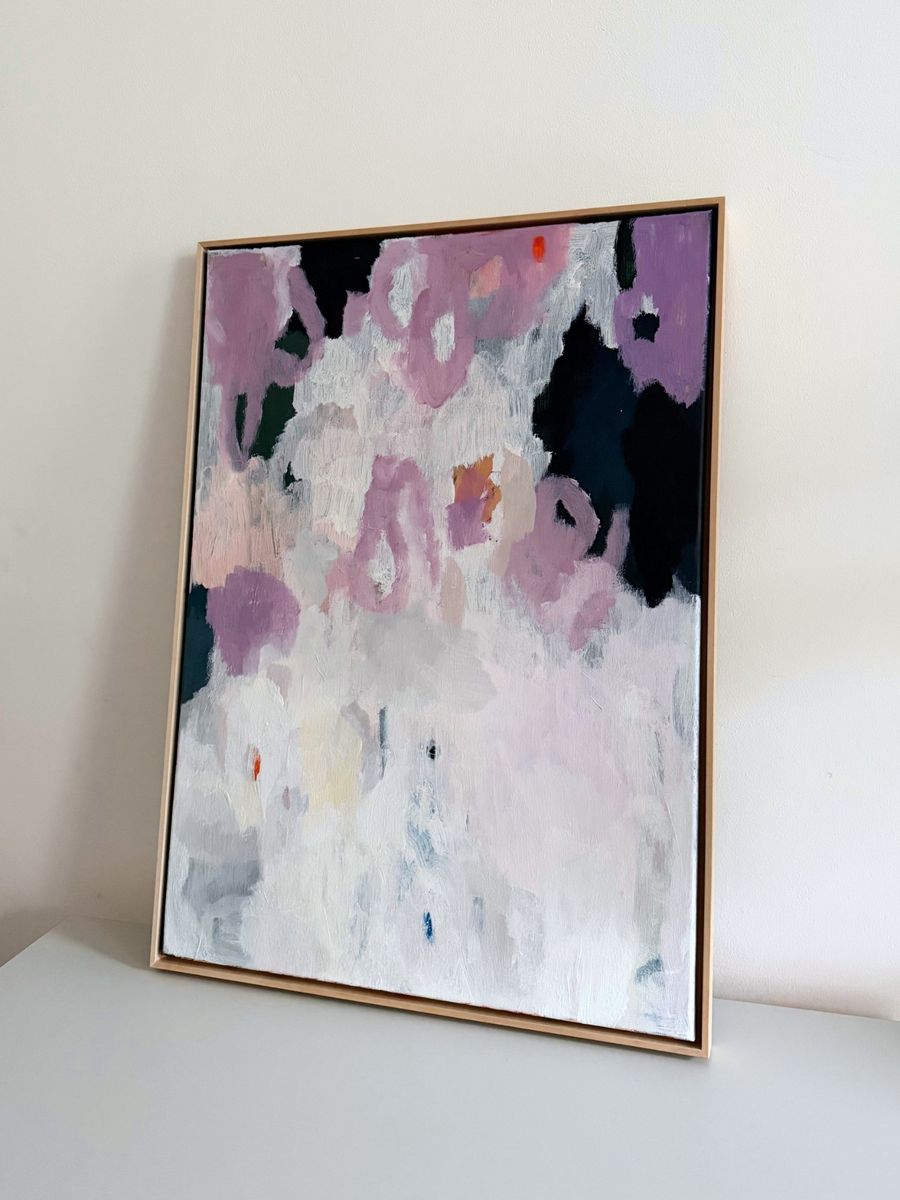there was foam when I washed you away, original painting on canvas