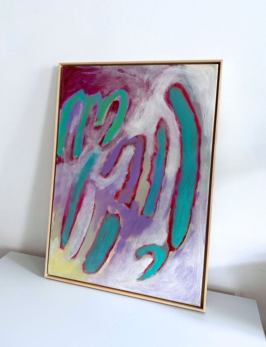 Healthy chaos, might look messy, original painting on canvas