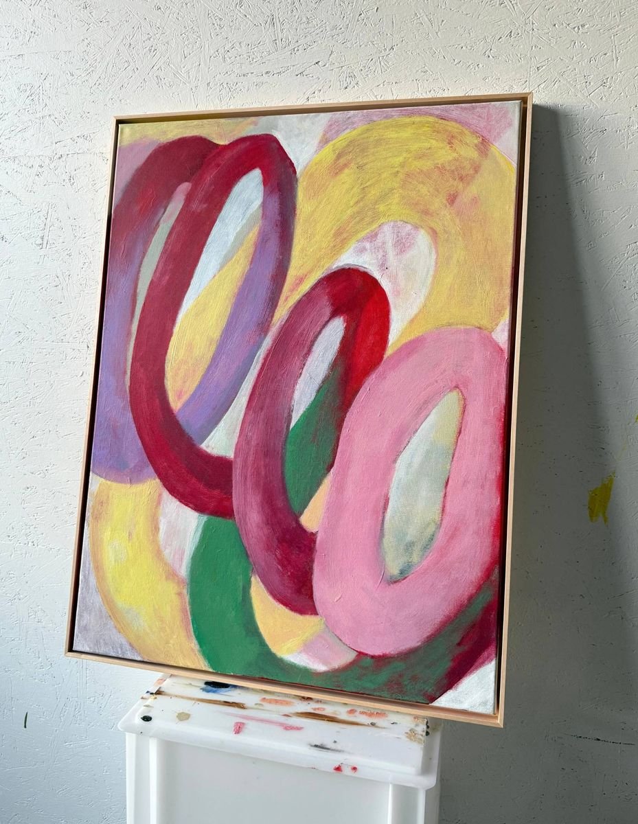 Color Study, original painting on canvas