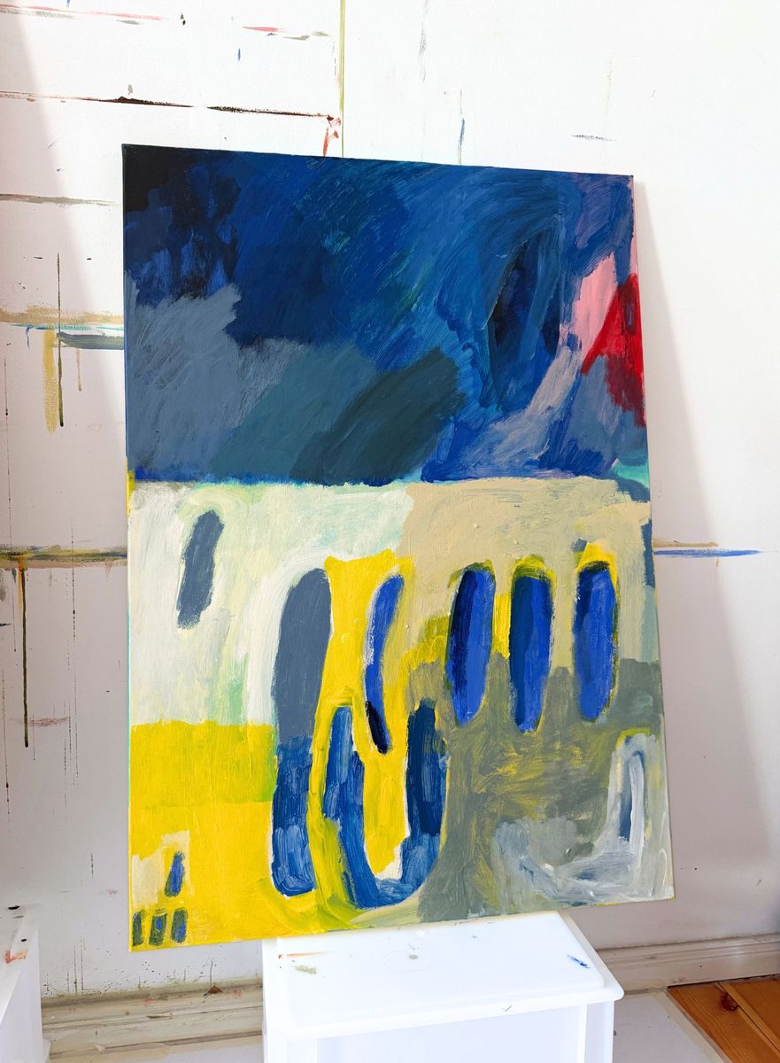 delulu, original painting on canvas