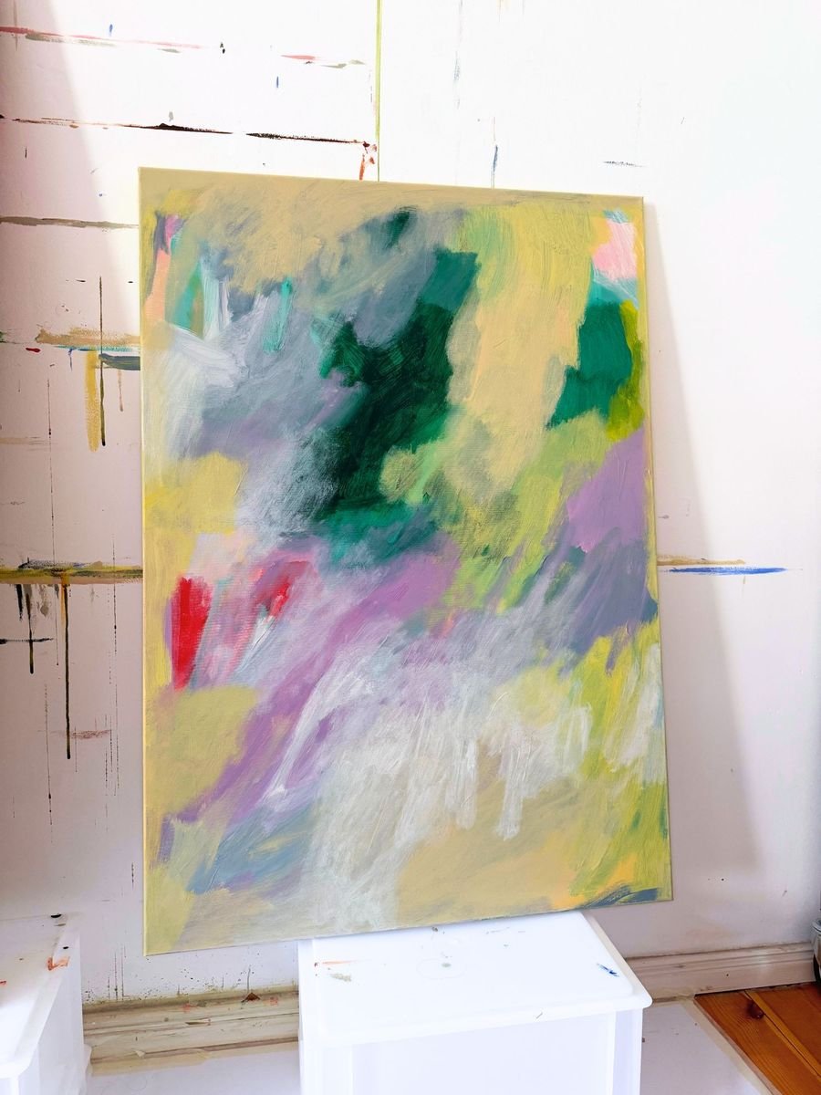 You remind me of a dream I had, can't remember if it was happy or sad, original painting on canvas