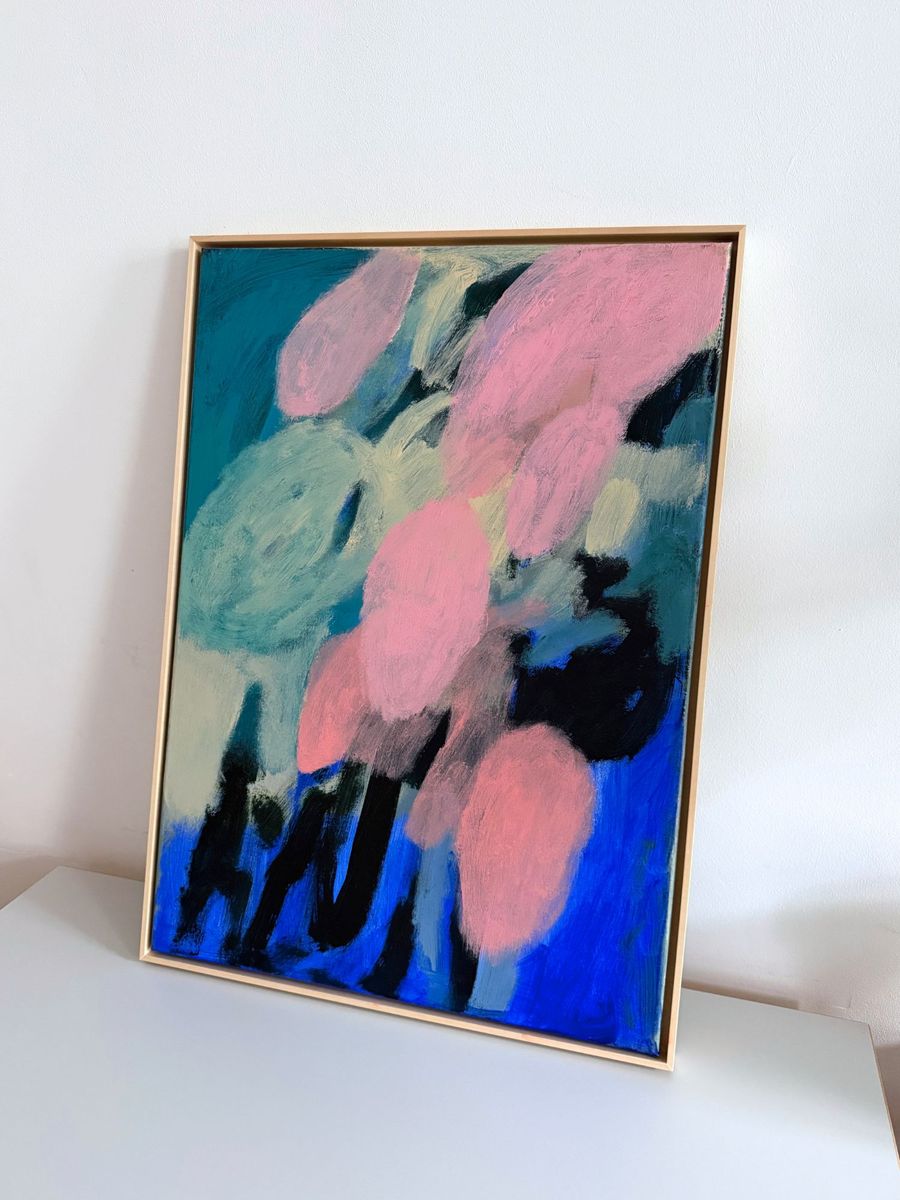 Do you remember last spring, girl?, original painting on canvas