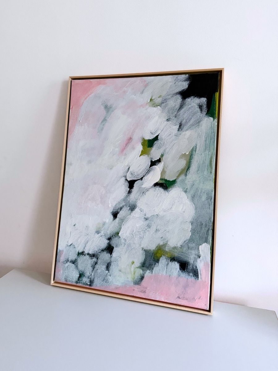 craving warmth, painting the cold, original painting on canvas