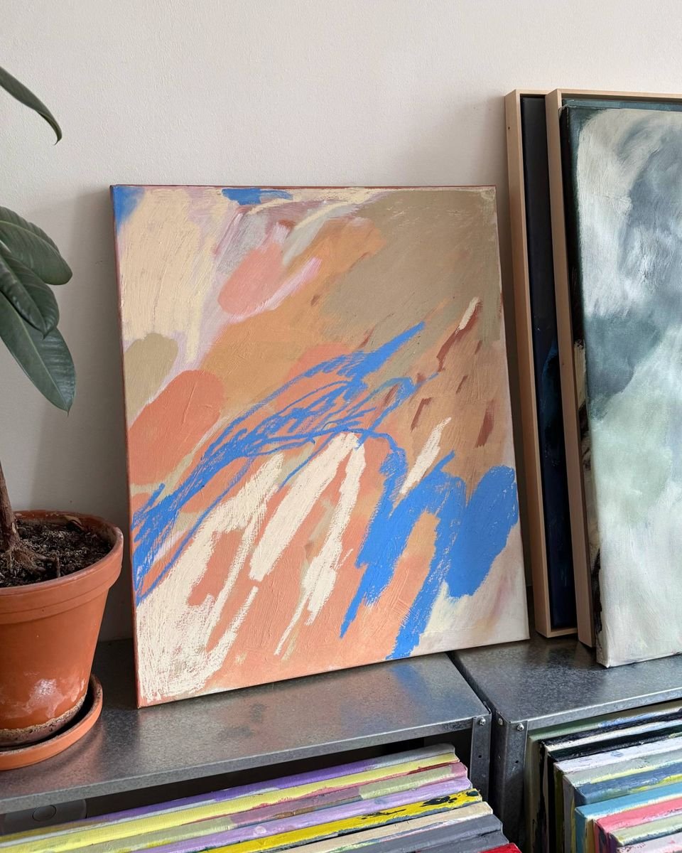 I tried to be who you wanted me to be, original painting on canvas