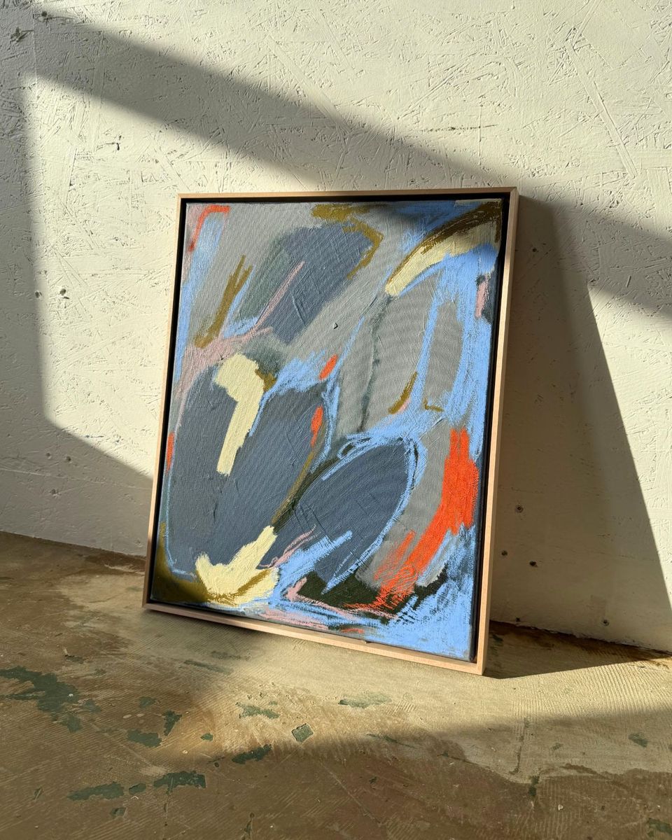 People say you have to sit with your emotions. You actually have to feel them., original painting on canvas