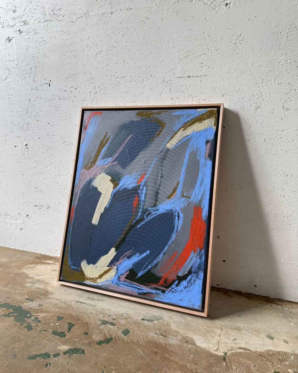 People say you have to sit with your emotions. You actually have to feel them., original painting on canvas, alternate view