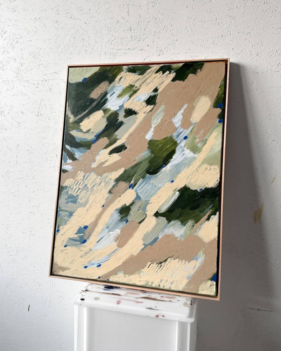 Breaking movements, original painting on canvas