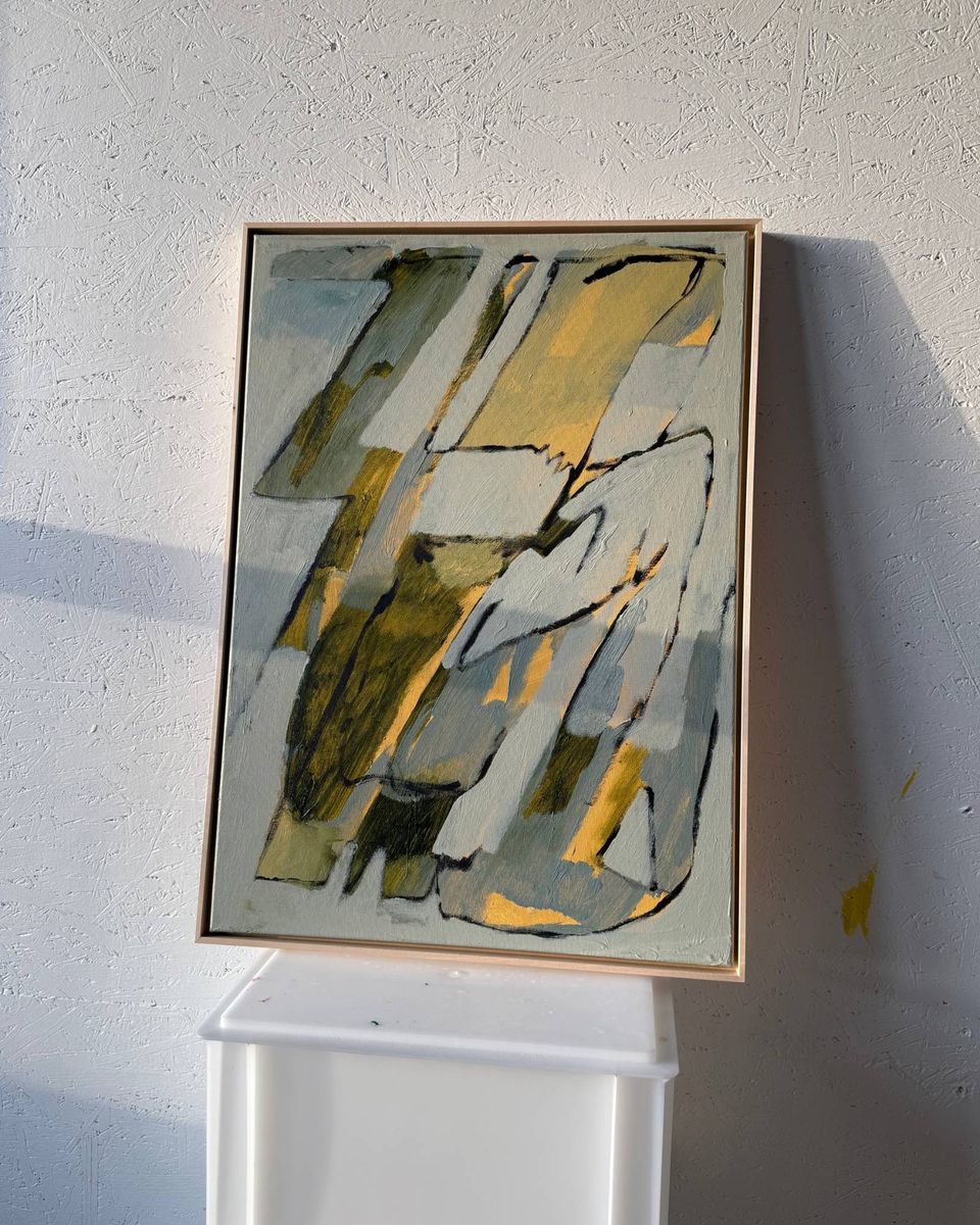 you are looking for chaos, original painting on canvas, alternate view