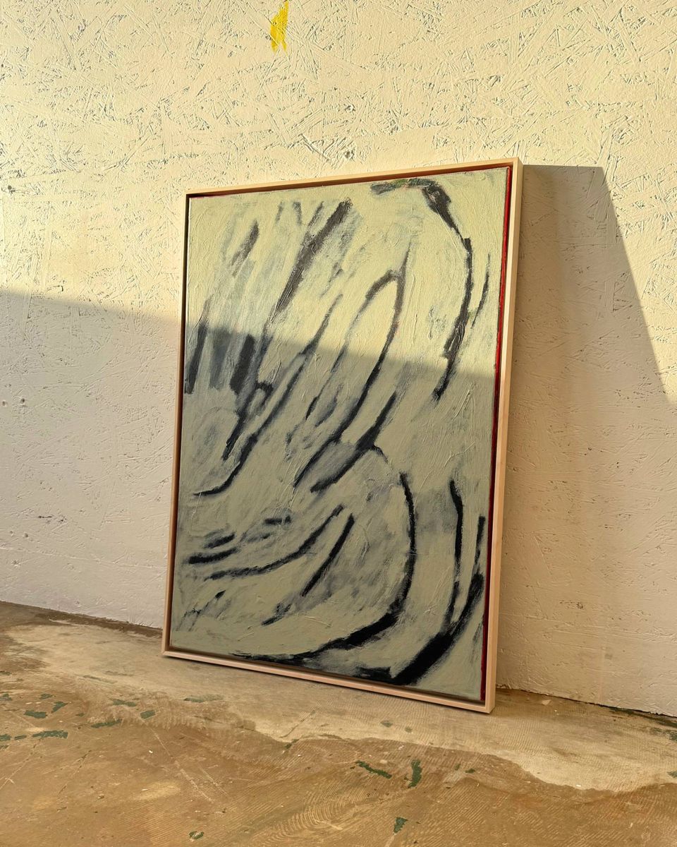 I wrote you a letter that you will never read, original painting on canvas, alternate view