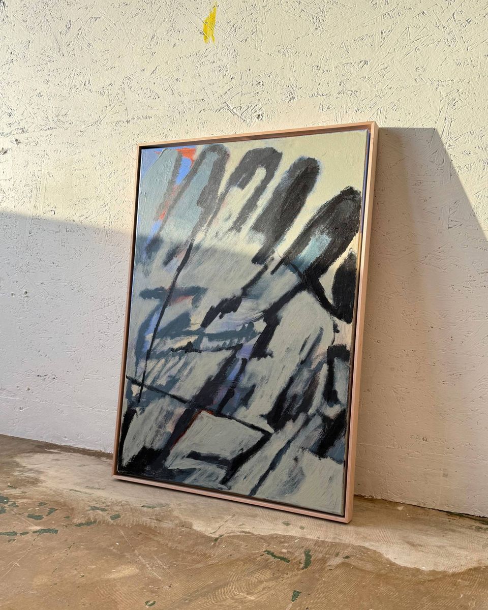 the scars I carry in my heart, original painting on canvas, alternate view