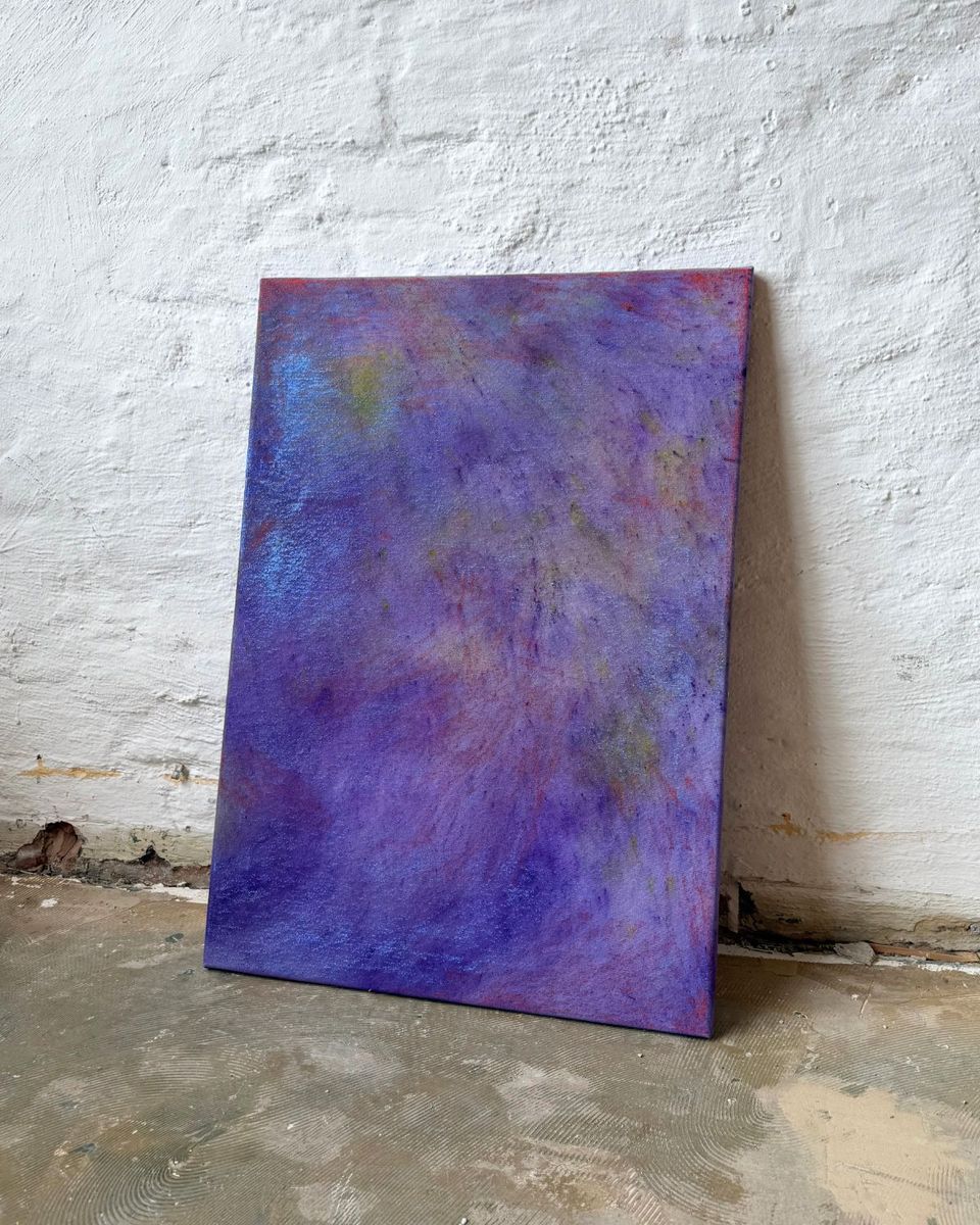 Color Study Morocco, Violet, original painting on canvas