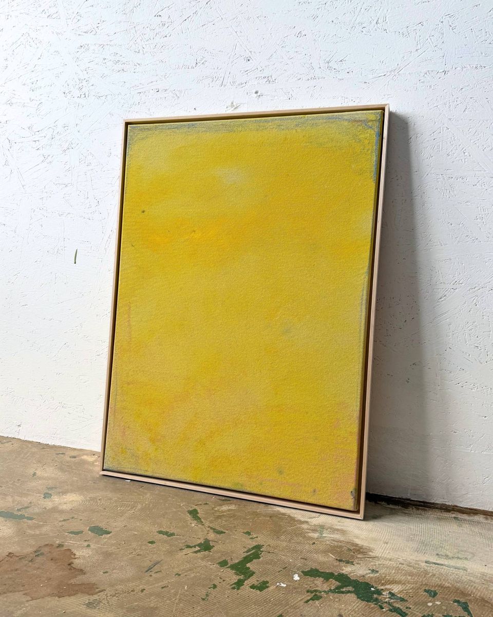 Color Study Morocco, Yellow, original painting on canvas