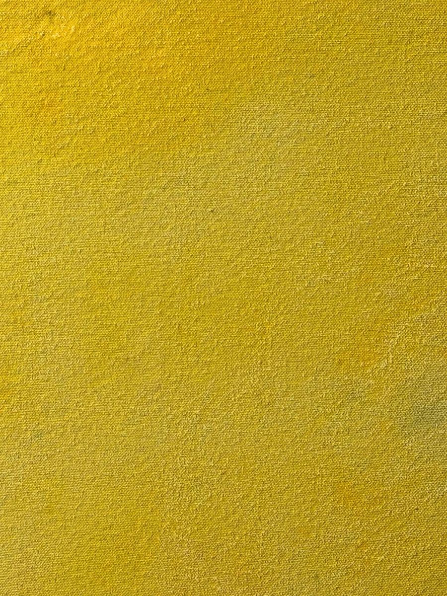 Color Study Morocco, Yellow, original painting on canvas, alternate view