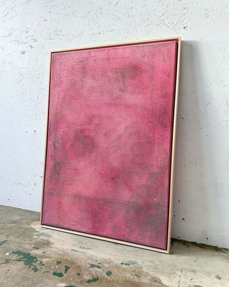 Color Study Morocco, Light Red, original painting on canvas