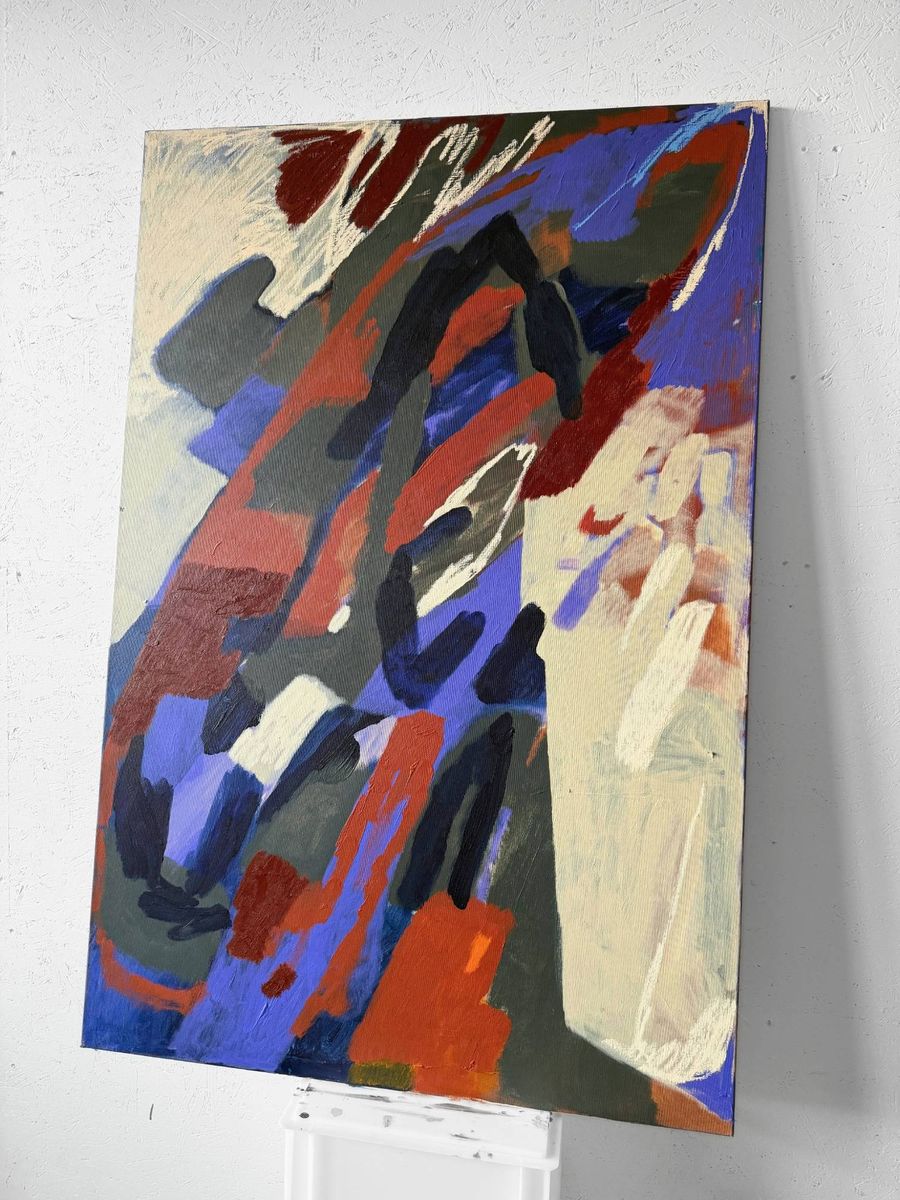 I will tell the world about you, original painting on canvas, alternate view
