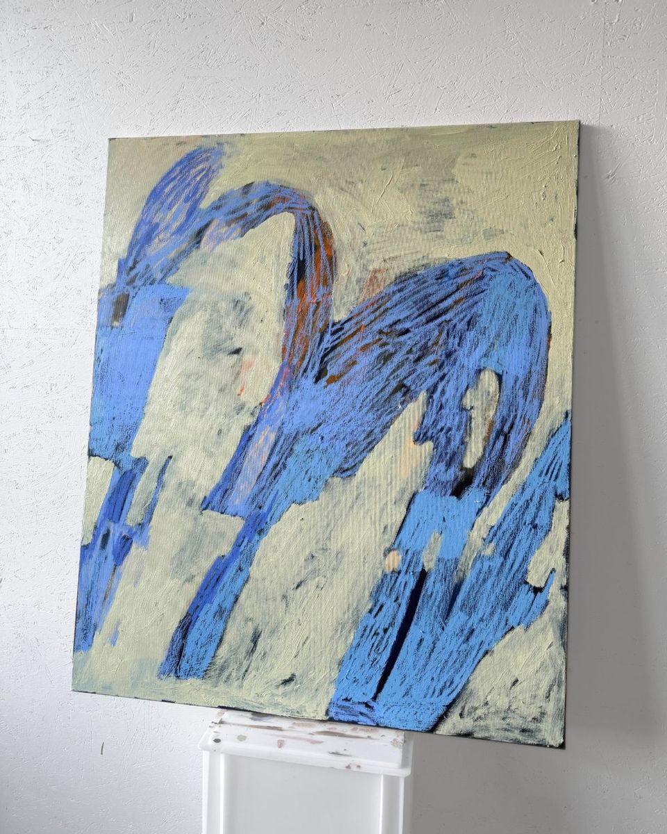 Thank you, I said, because of the person I want to be., original painting on canvas