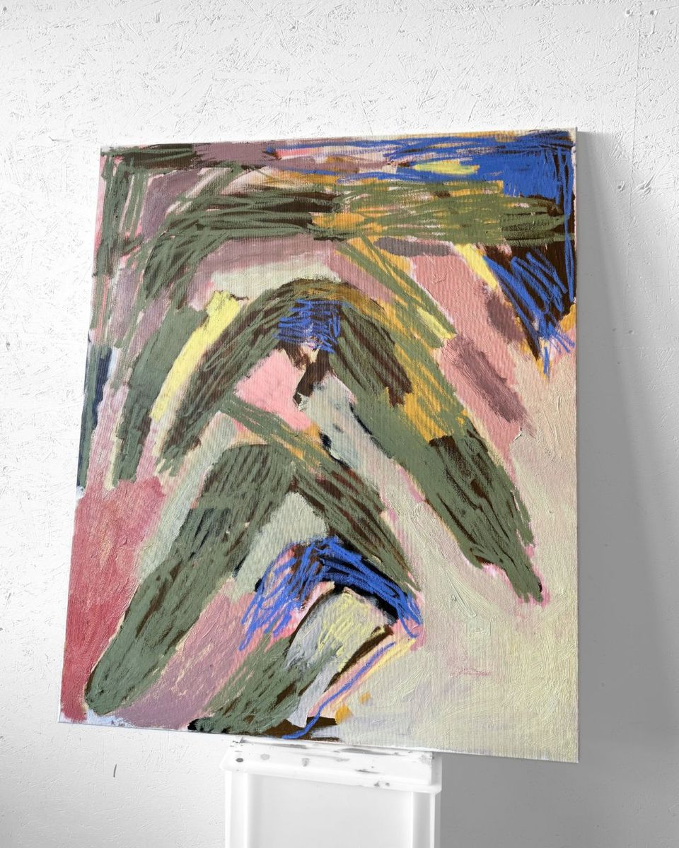 I could see this painting in L.A., original painting on canvas