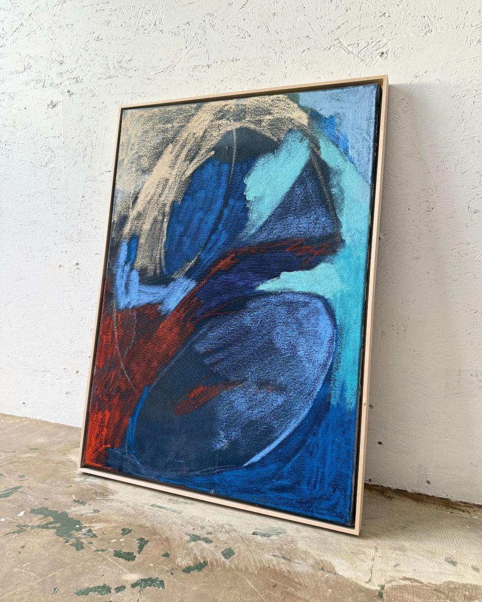 someone told me, I said, but I never said who, original painting on canvas