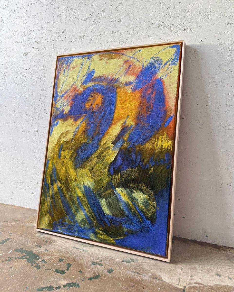 but somehow I loved the way it burned, original painting on canvas