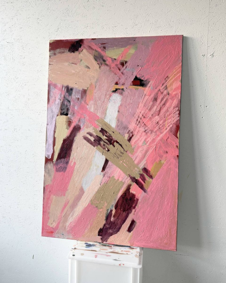 Just a flirt, detail of the paint texture
