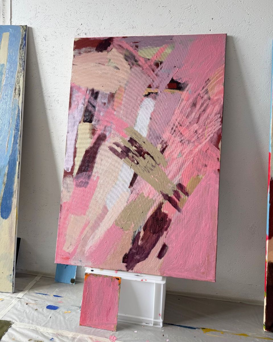 Just a flirt, original painting on canvas